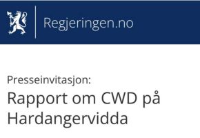 Rapport om CWD på Hardangervidda